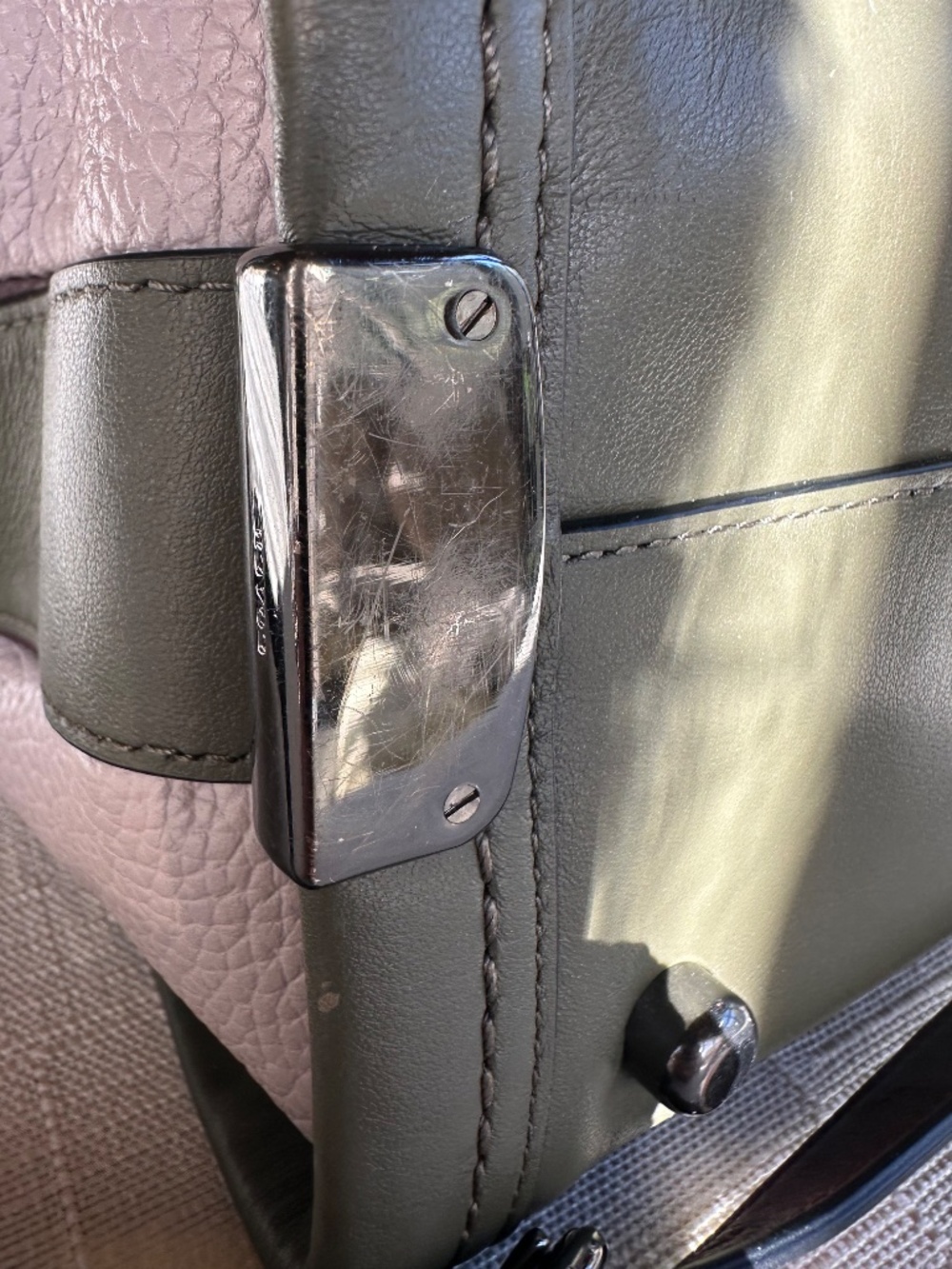 Coach Swagger 27 Colorblock Leather Satchel - Picture 9 of 16